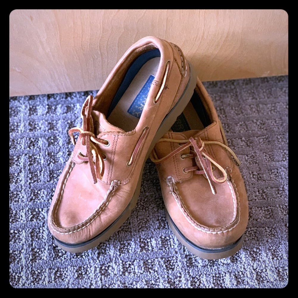 Leather Sperry Top-Sider Boat Shoe, Boys Size 5